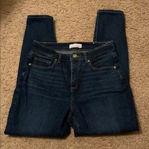 LOFT curvy high waist skinny jeans